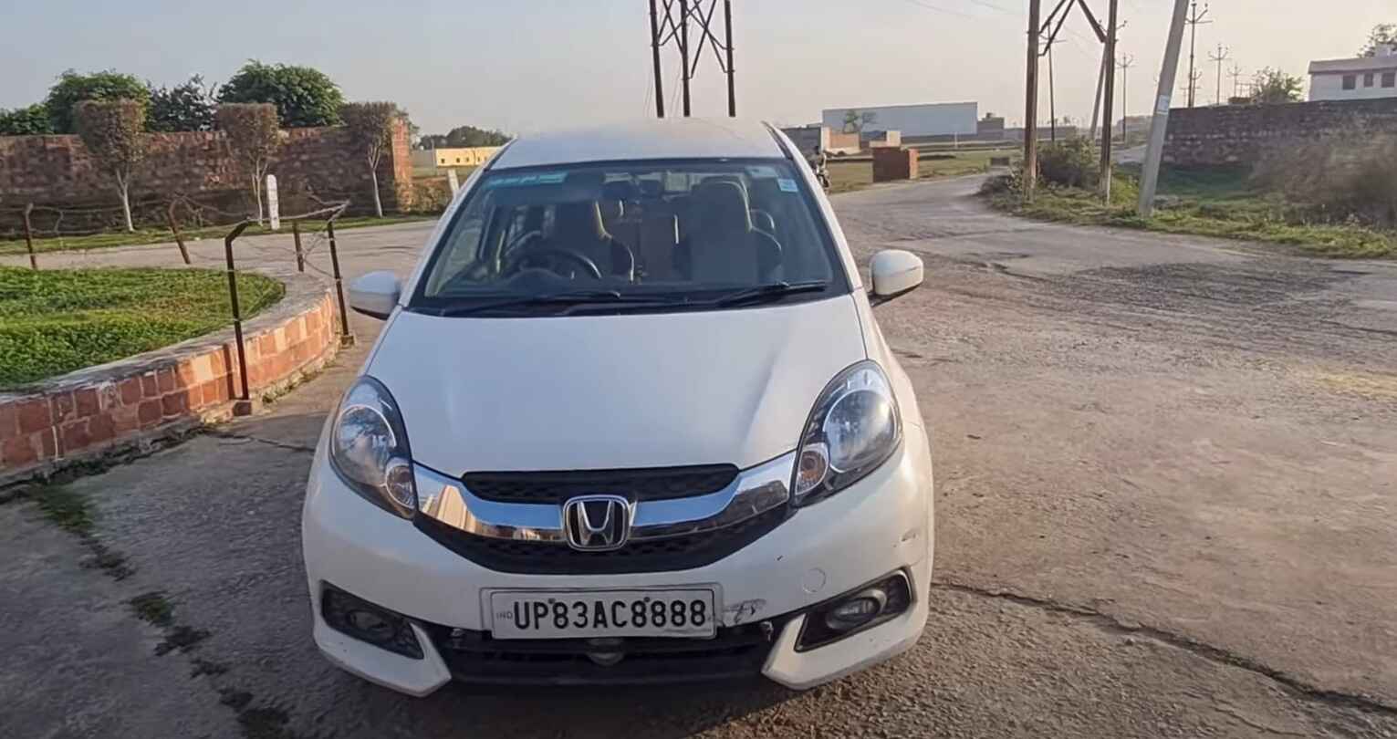 Mobilio car on rent in goa front view