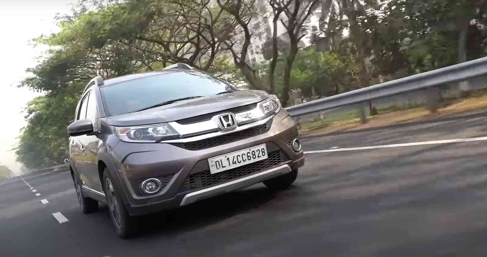 honda brv car on rent in goa front view